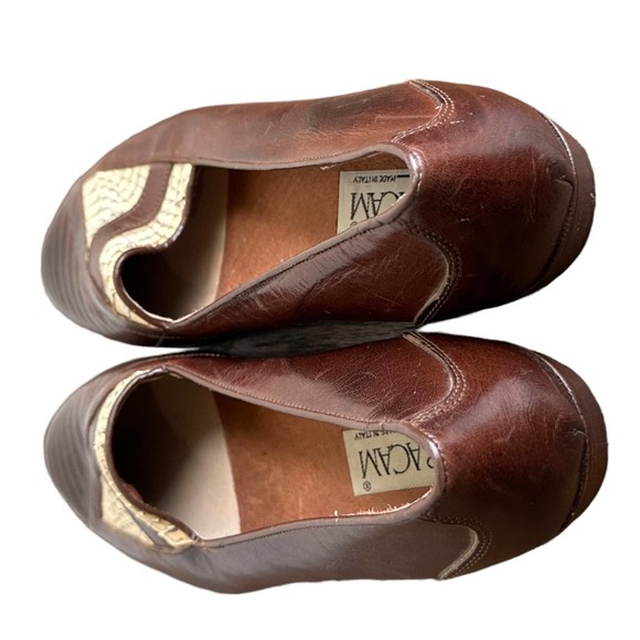 Mens Vintage Stracam Italian Loafers Never Worn Italian Dress Shoe Size 7 1/2 main image 6
